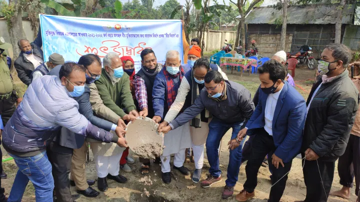 ডিমলায় 'বীর নিবাস' নির্মাণ কাজের উদ্বোধন।